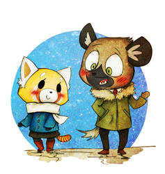 Let's walk- Haida and Retsuko