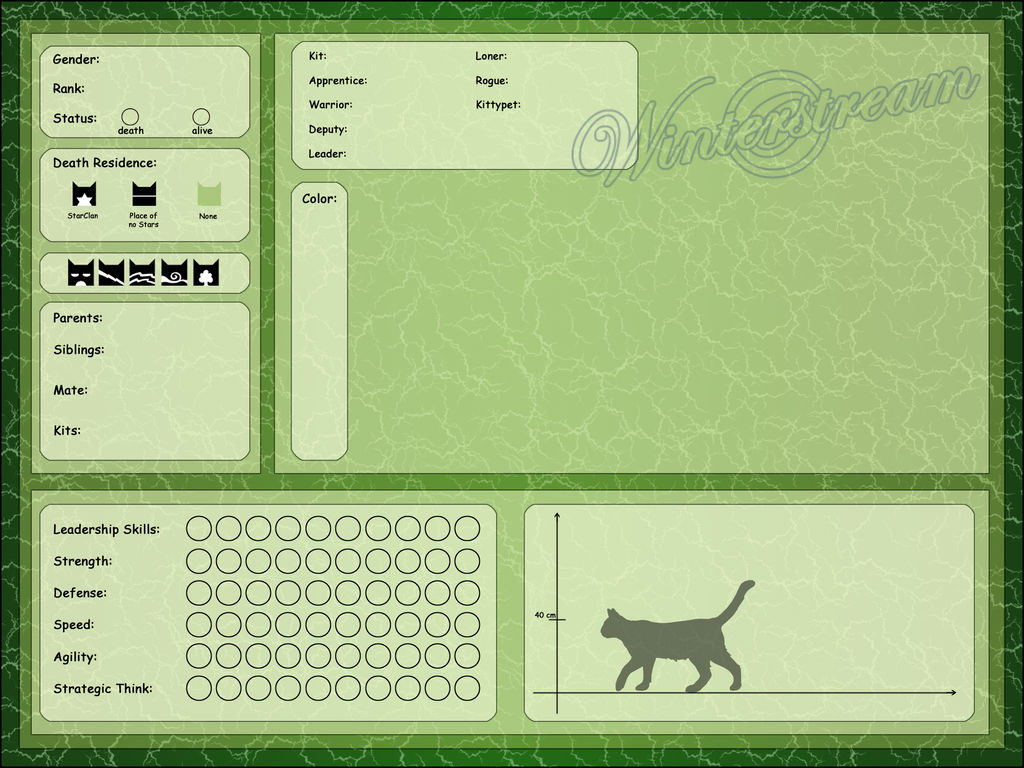 Warrior Cats Sheet II By Winterstream On DeviantArt warrior-cats-sheet-ii-by-winterstream-on-deviantart