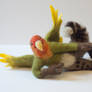 Poseable Felt Anthro Gryphon