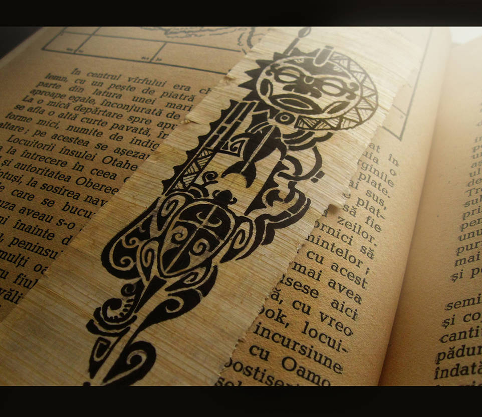 custom Polynesian bookmark by gabiserg2000 on DeviantArt