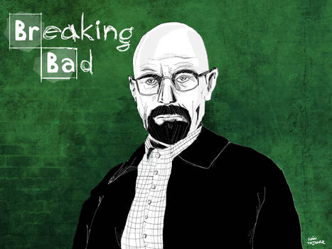 Breaking Bad Illustrating Walt