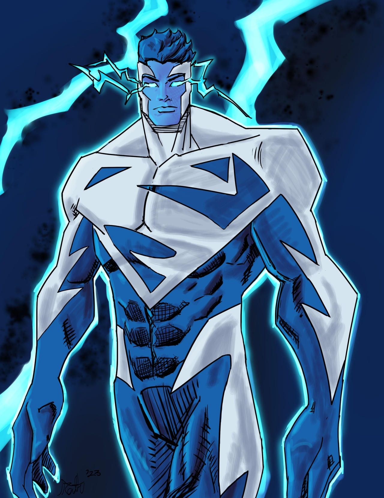 SupermanBlue by cInthirathArt on DeviantArt