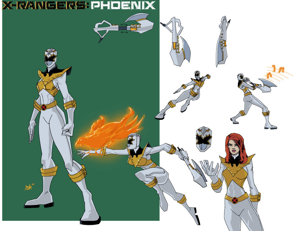 X-Rangers: White Phoenix by cInthirathArt on DeviantArt
