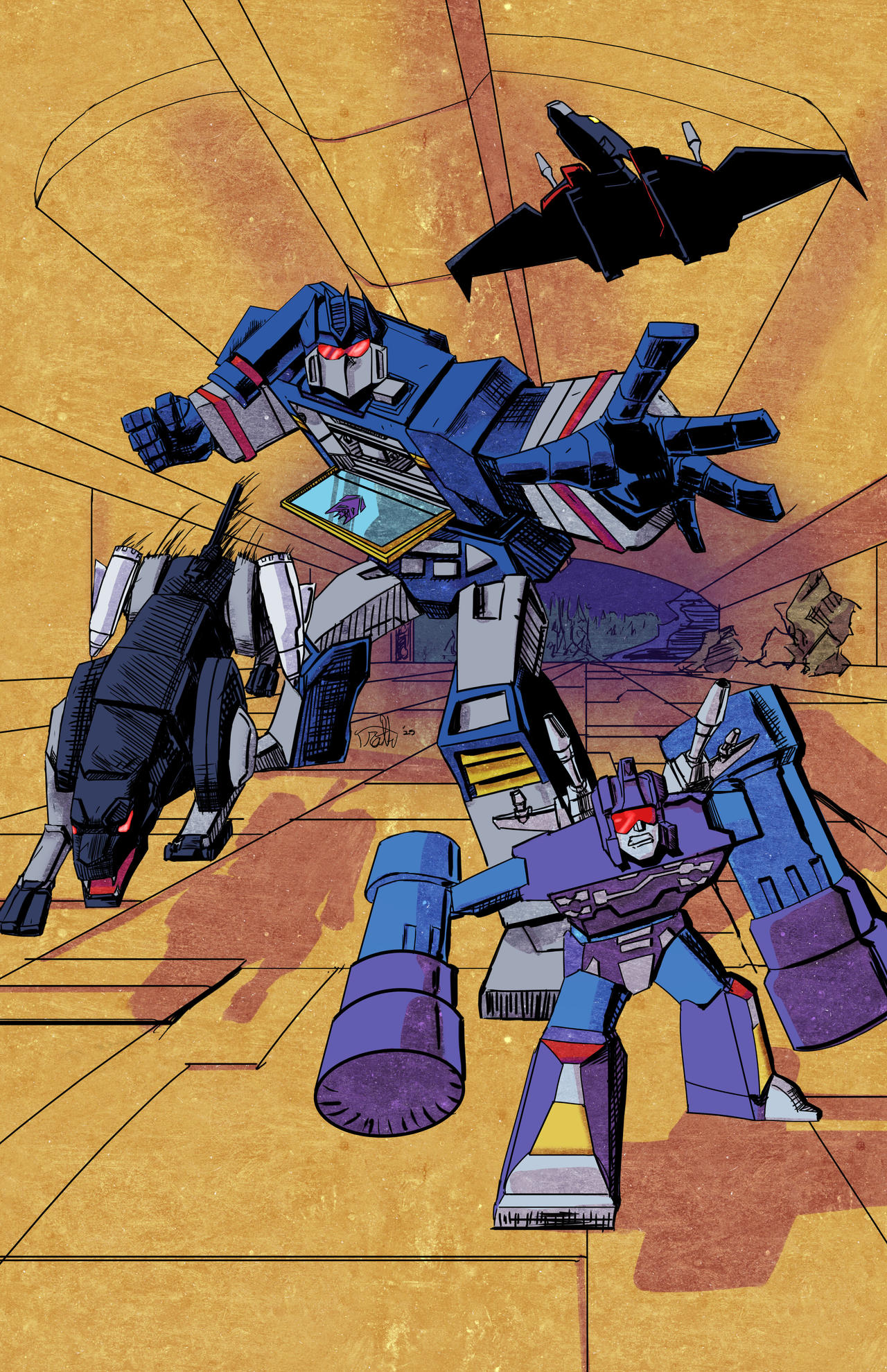 Soundwave And His Amazing Friends by cInthirathArt on DeviantArt