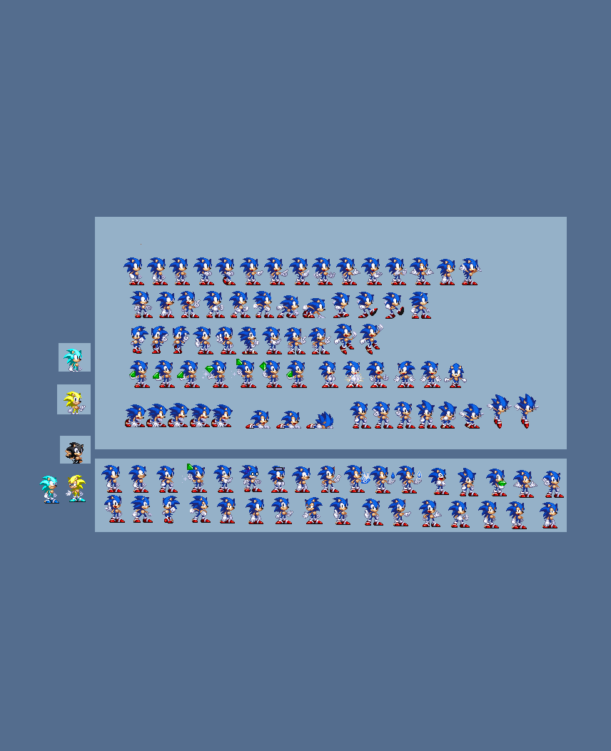 Modgen sonic sprites sheet by SonicFanSheet on DeviantArt