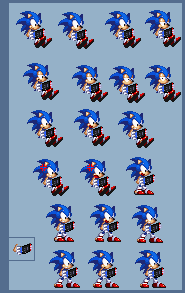 Modgen Classic Sonic Supreme Sprite Sheet Complete by SONIcsez1234 on  DeviantArt