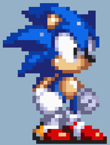 Sonic 3 Standing Sprite HD Remaster