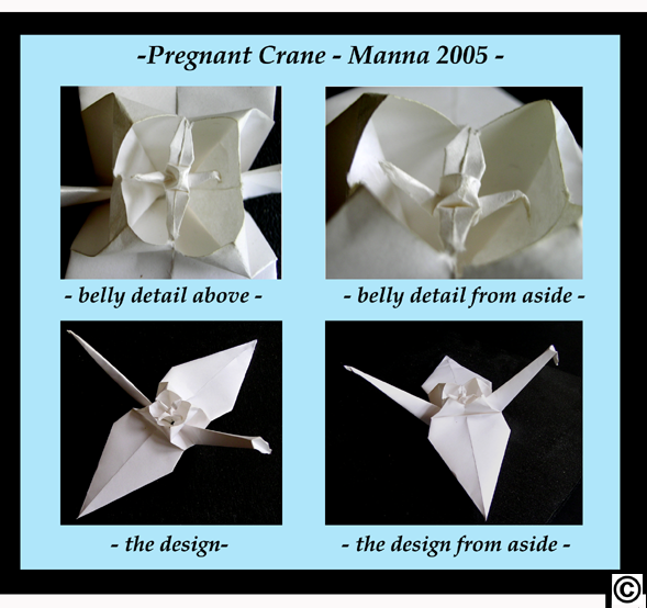 Pregnant crane by MannaOri