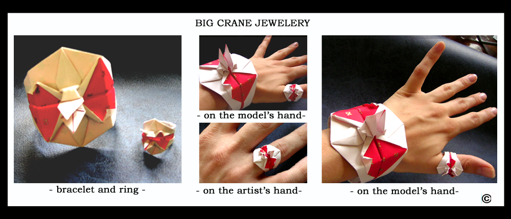 Big crane bird jewelery