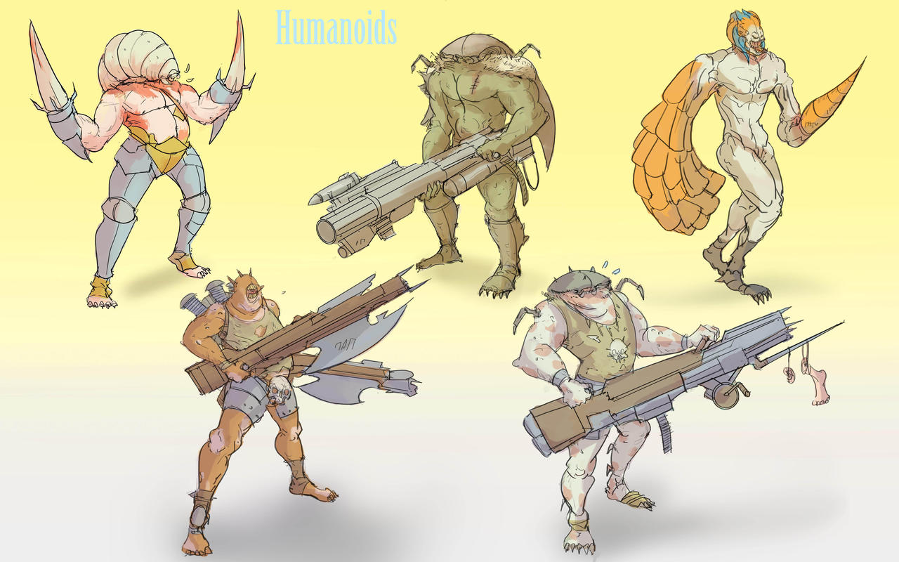 Humanoids Nancy Humanoids by ConceptMike on DeviantArt