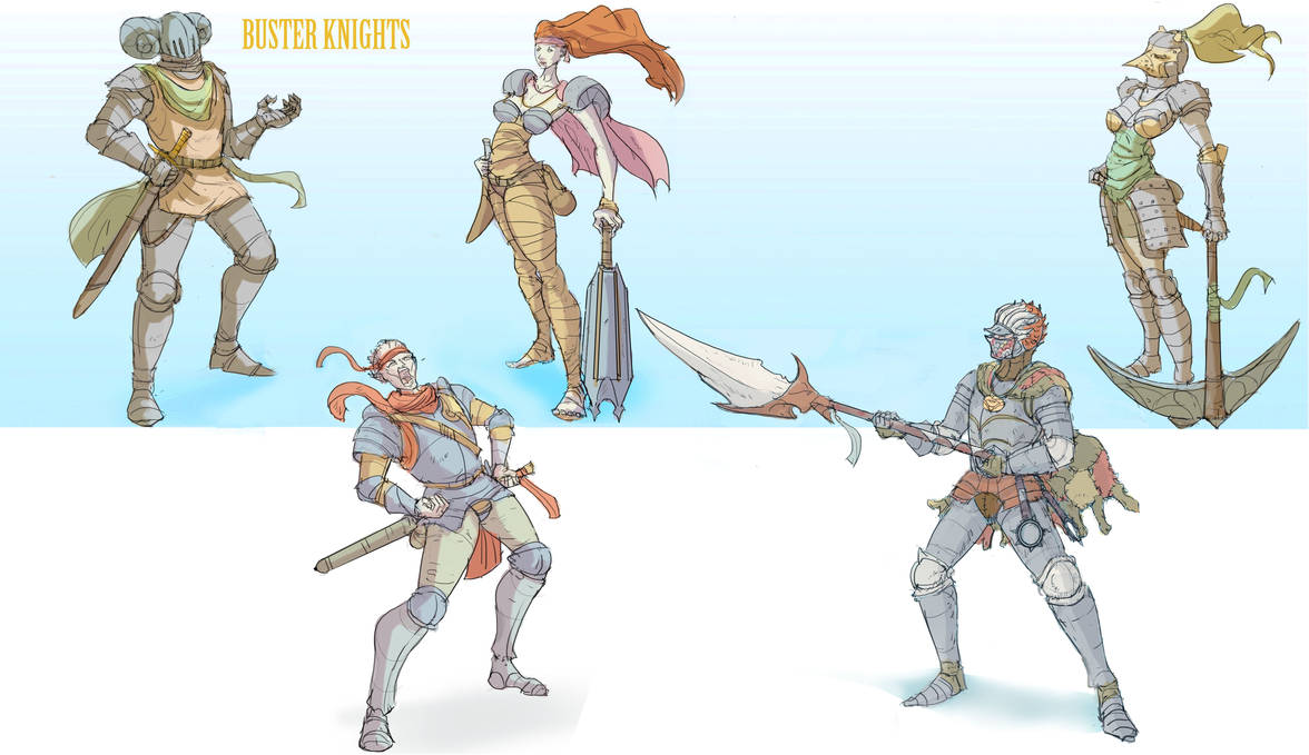 Buster knights by ConceptMike on DeviantArt