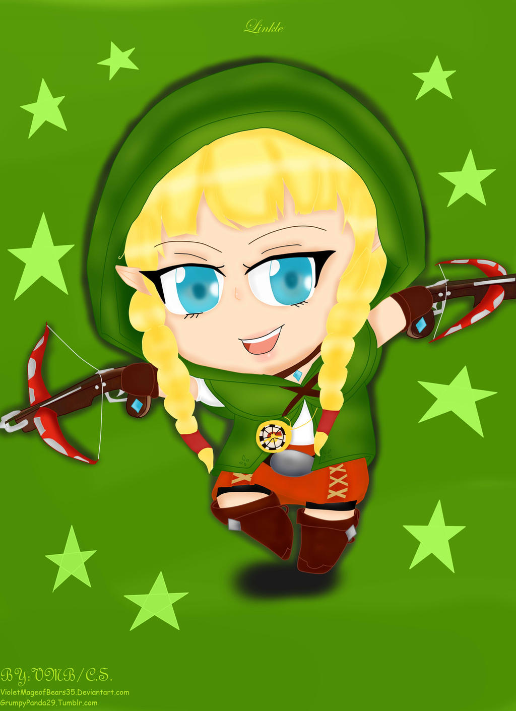 Linkle From Legend of Zelda Hyrule warriors by VioletMageofBears35 on ...