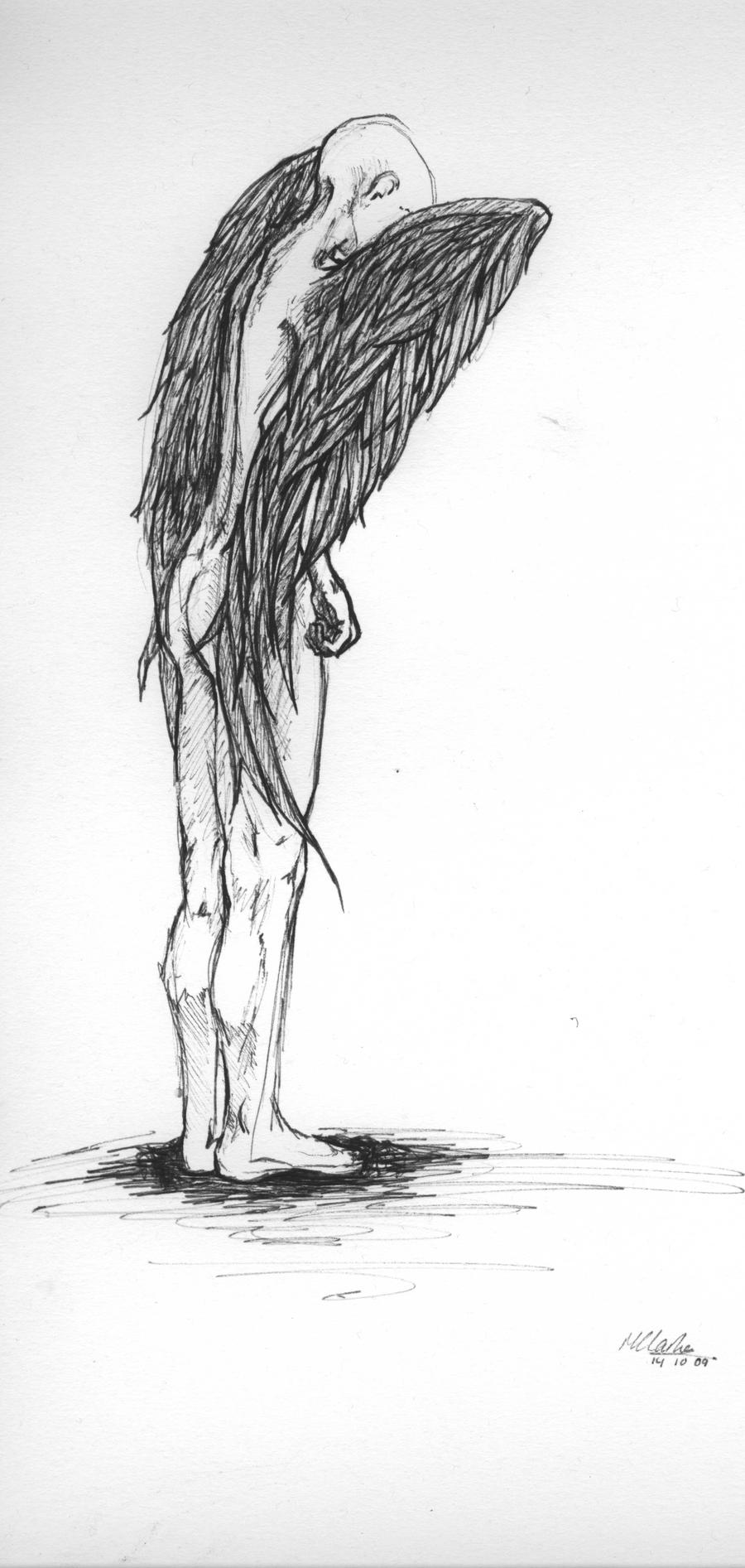 Wings series - angel standing