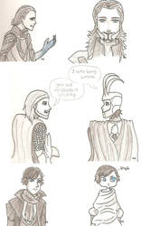 .Avengers/Sherlock sketchdump.