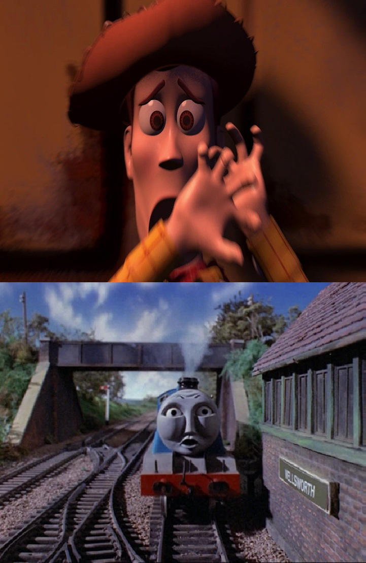 Scared Gordon Woody scared of Gordon's express by seanchow806 on DeviantArt