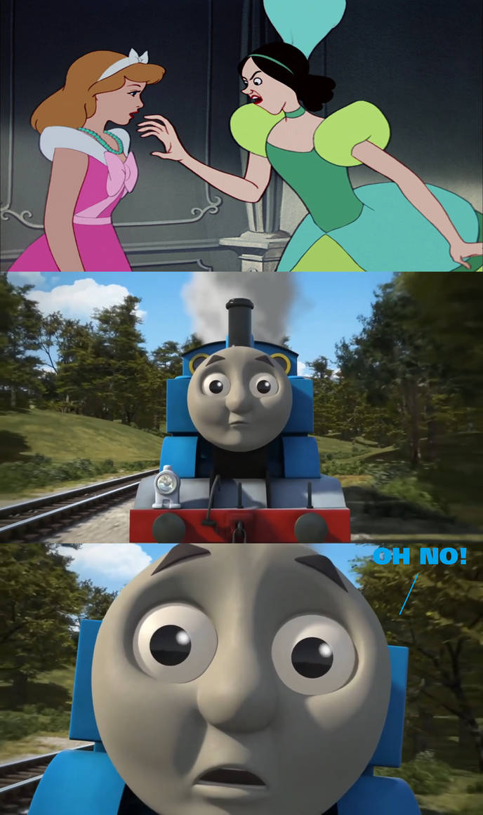 Thomas Is Shocked At Stepsisters Ripped Pink Dress By Seanchow806 On Deviantart