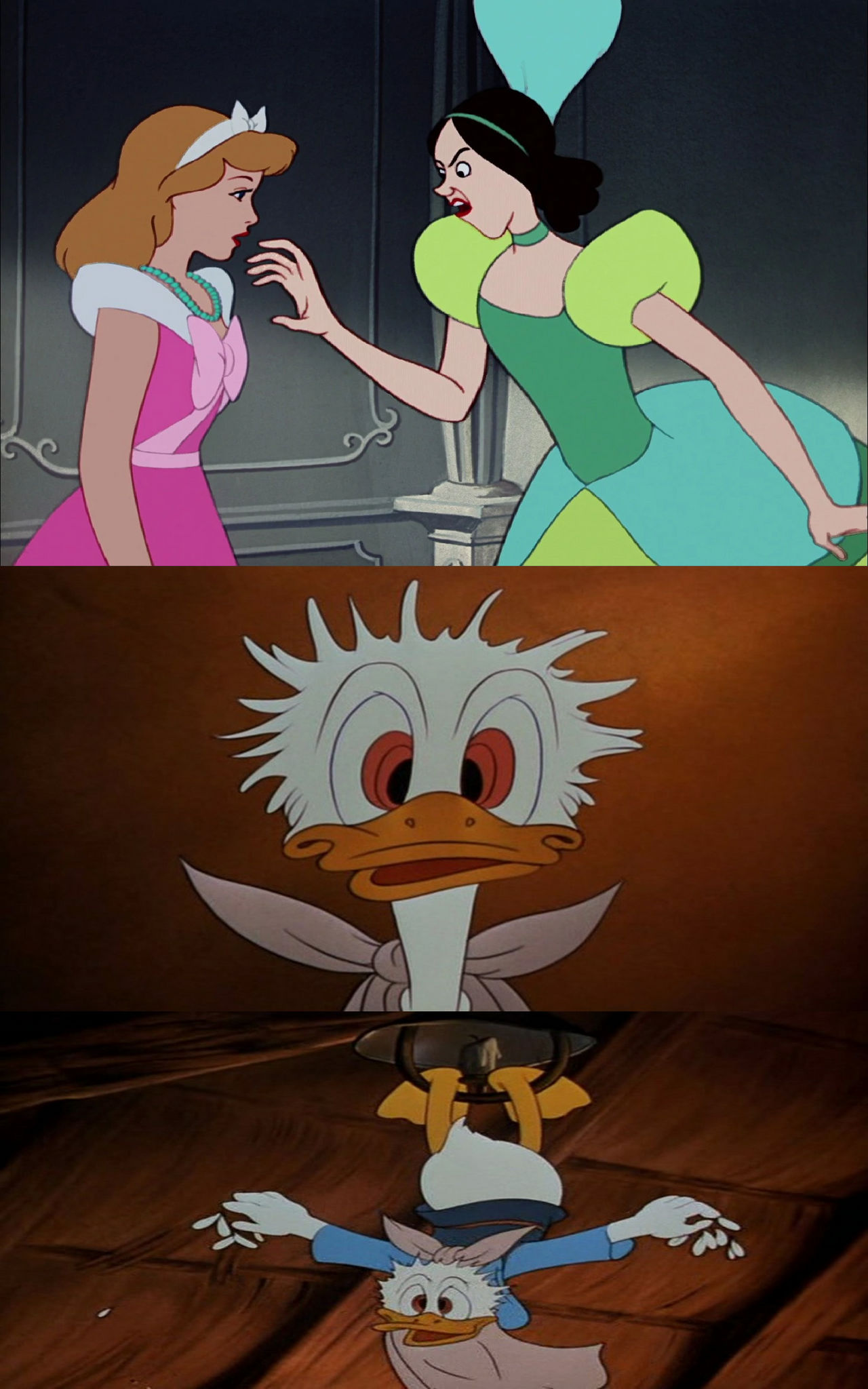 Donald Duck React To Stepsisters Dress Ripping By Seanchow806 On Deviantart