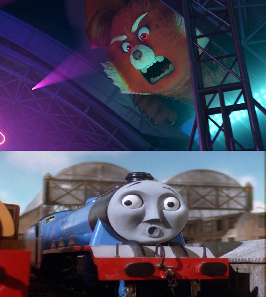 Scared Gordon Gordon scared of Red Panda Ming Lee by seanchow806 on DeviantArt