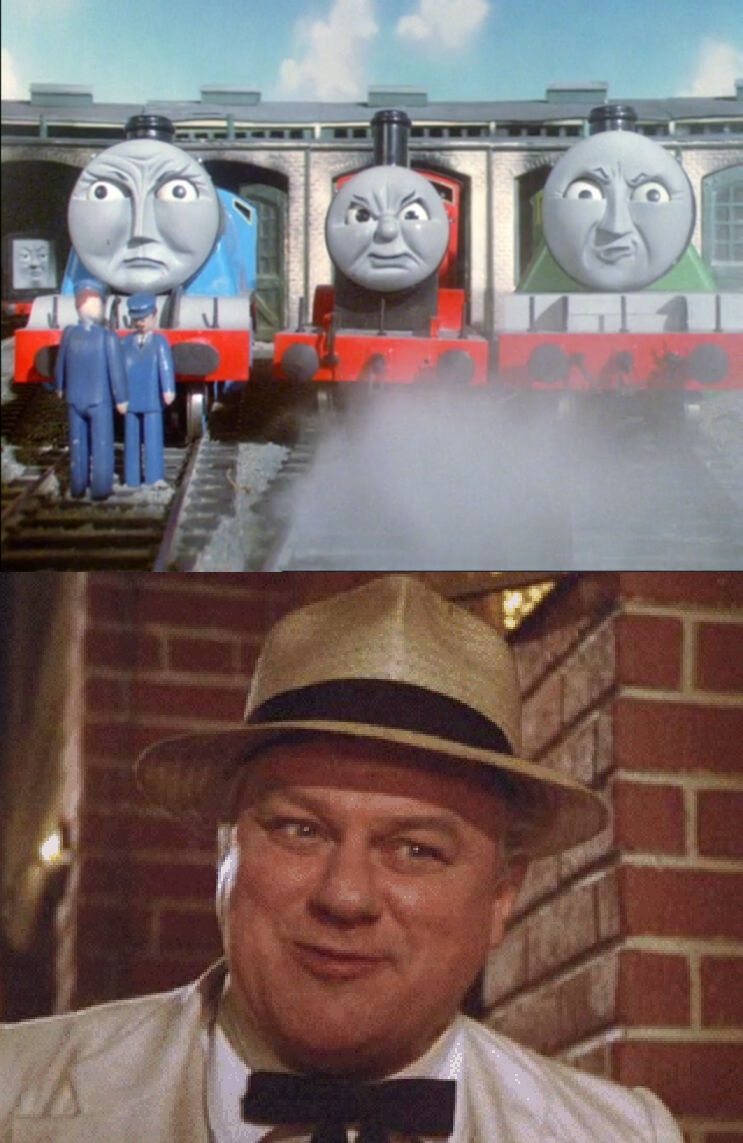Doc Hopper Gordon, James, and Henry mad at Doc Hopper by seanchow806 on DeviantArt