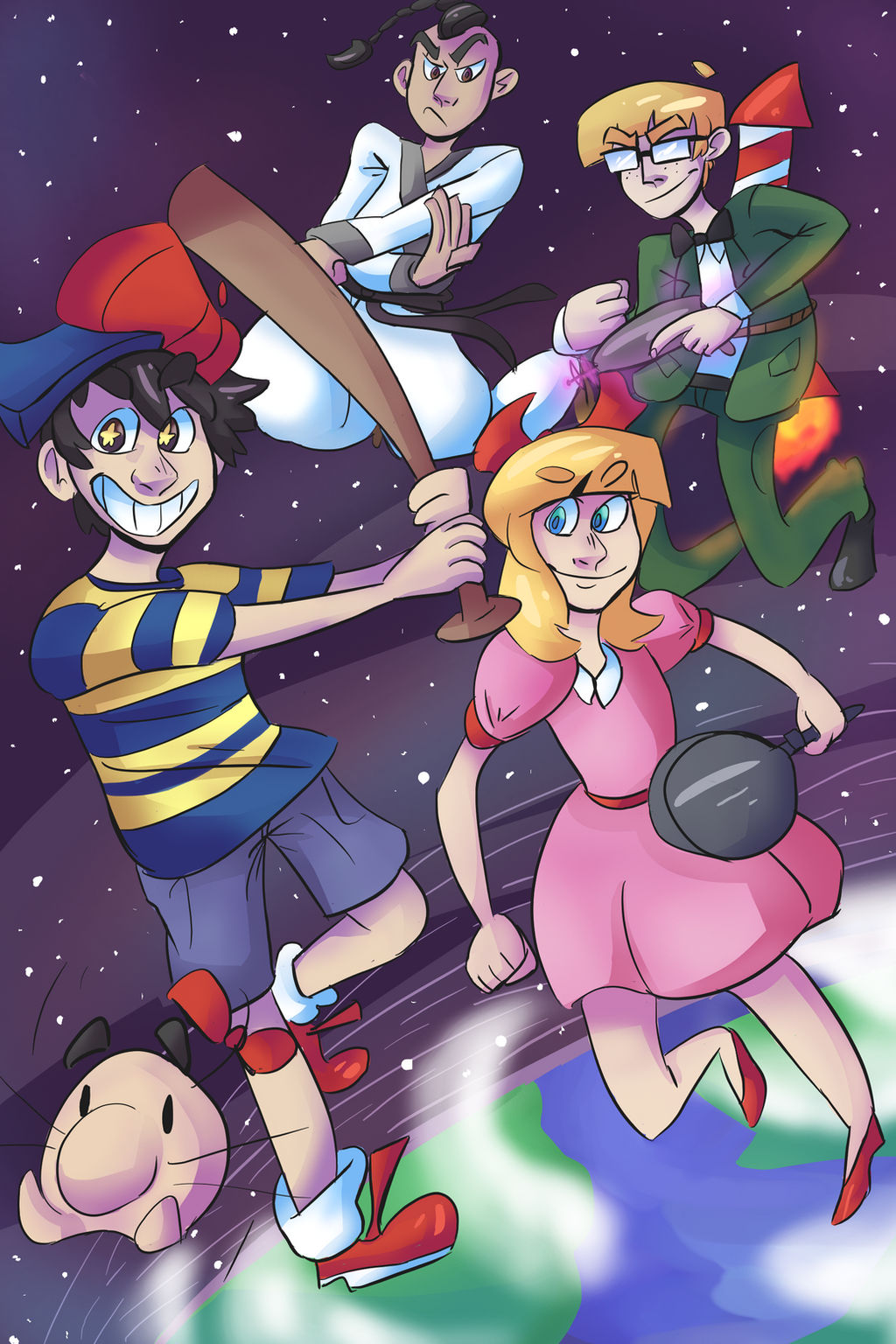 Earthbound Deviantart Earthbound by PsyDraws on DeviantArt