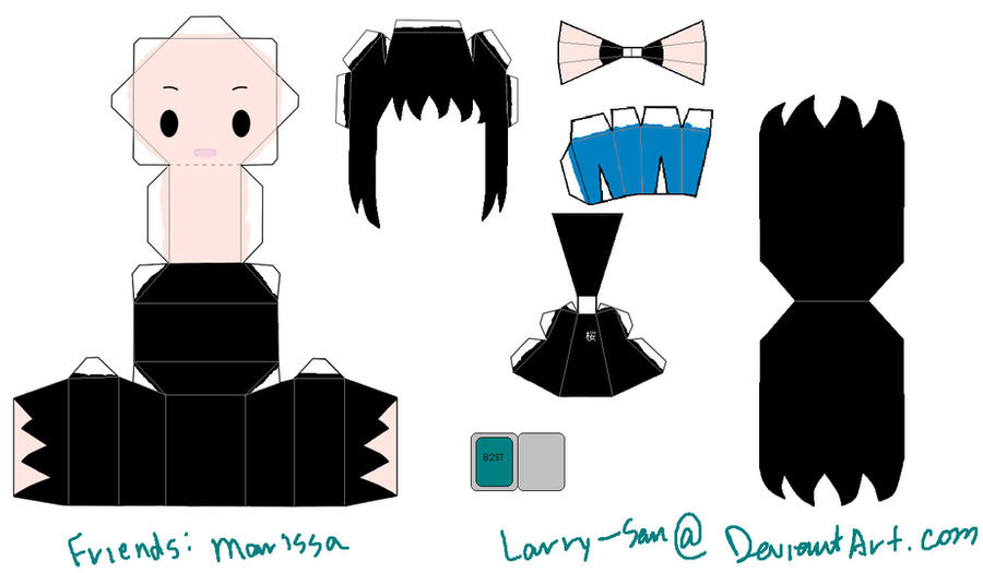 Papercraft Maris Roa Friend PaperCraft - Marissa by Larry-San on DeviantArt