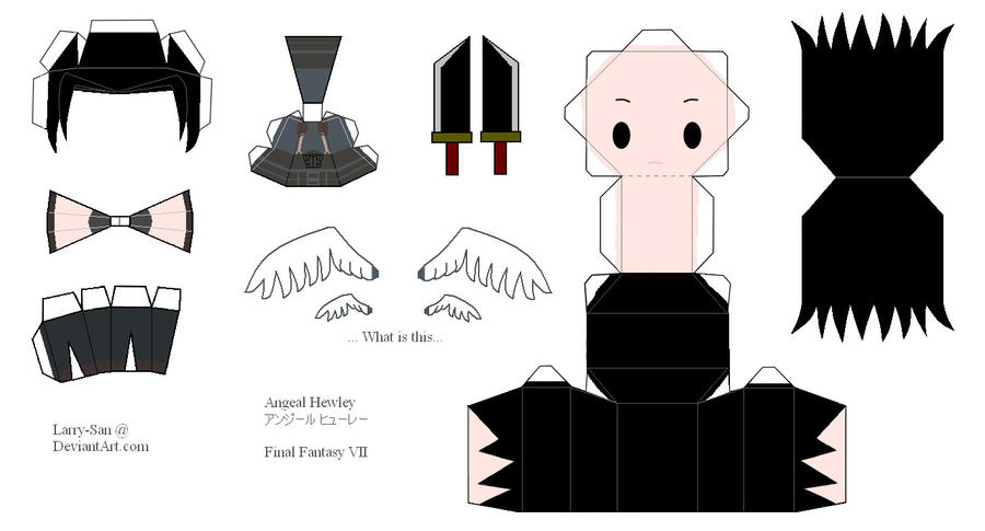Final Fantasy VII Papercraft - Angeal