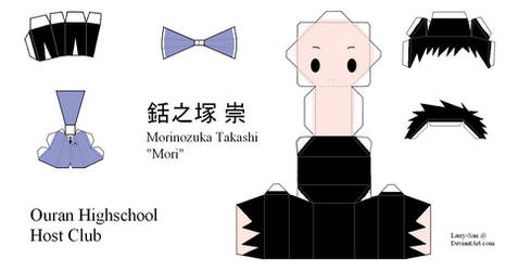 Ouran High School Host Club Papercraft - Mori