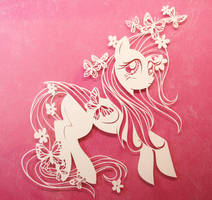 Fluttershy PAPER CUTTING