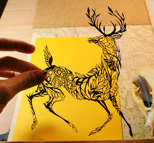 Deer PAPER CUTTING