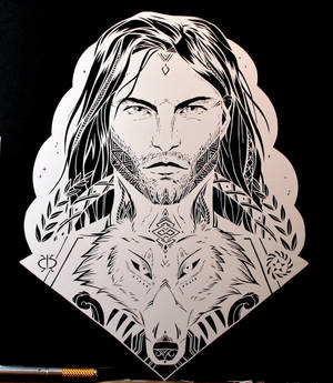 White Wolf PAPER CUTTING