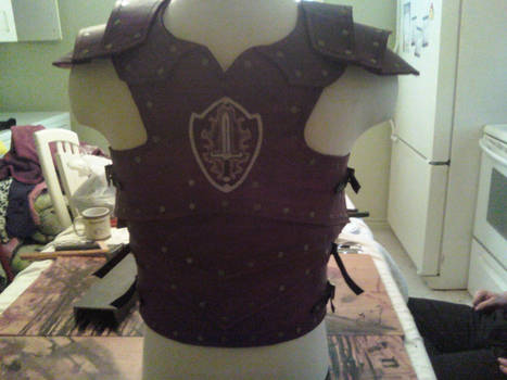 Red LARP Armor-Back