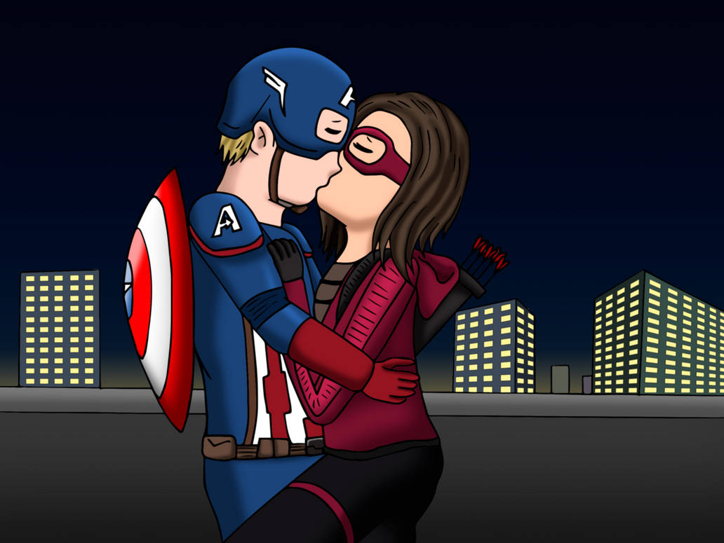pesado sustracción Remo REQUEST Captain America kiss Speedy by HottubUSA on DeviantArt