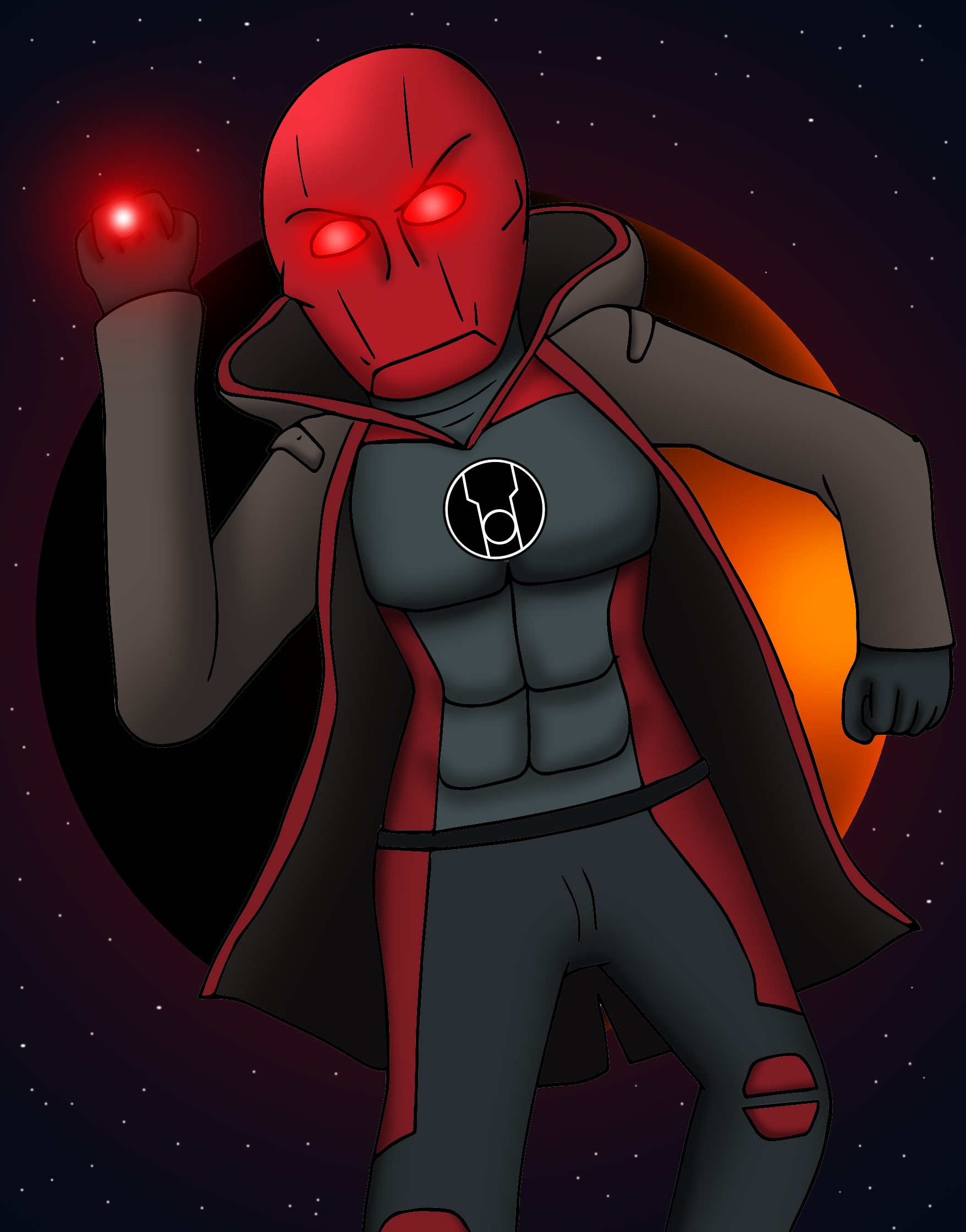 Red Hood as Red Lantern by HottubUSA on DeviantArt