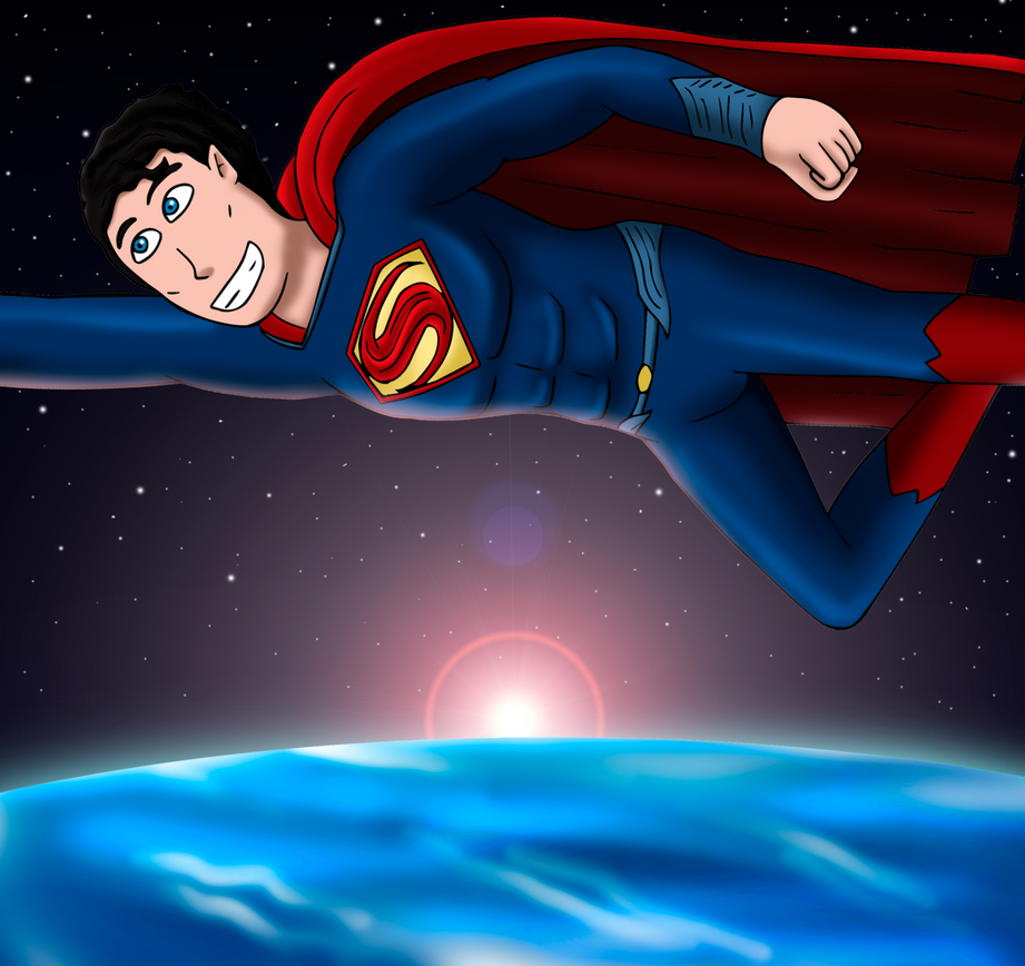 Superstan Flying Superman flying by HottubUSA on DeviantArt