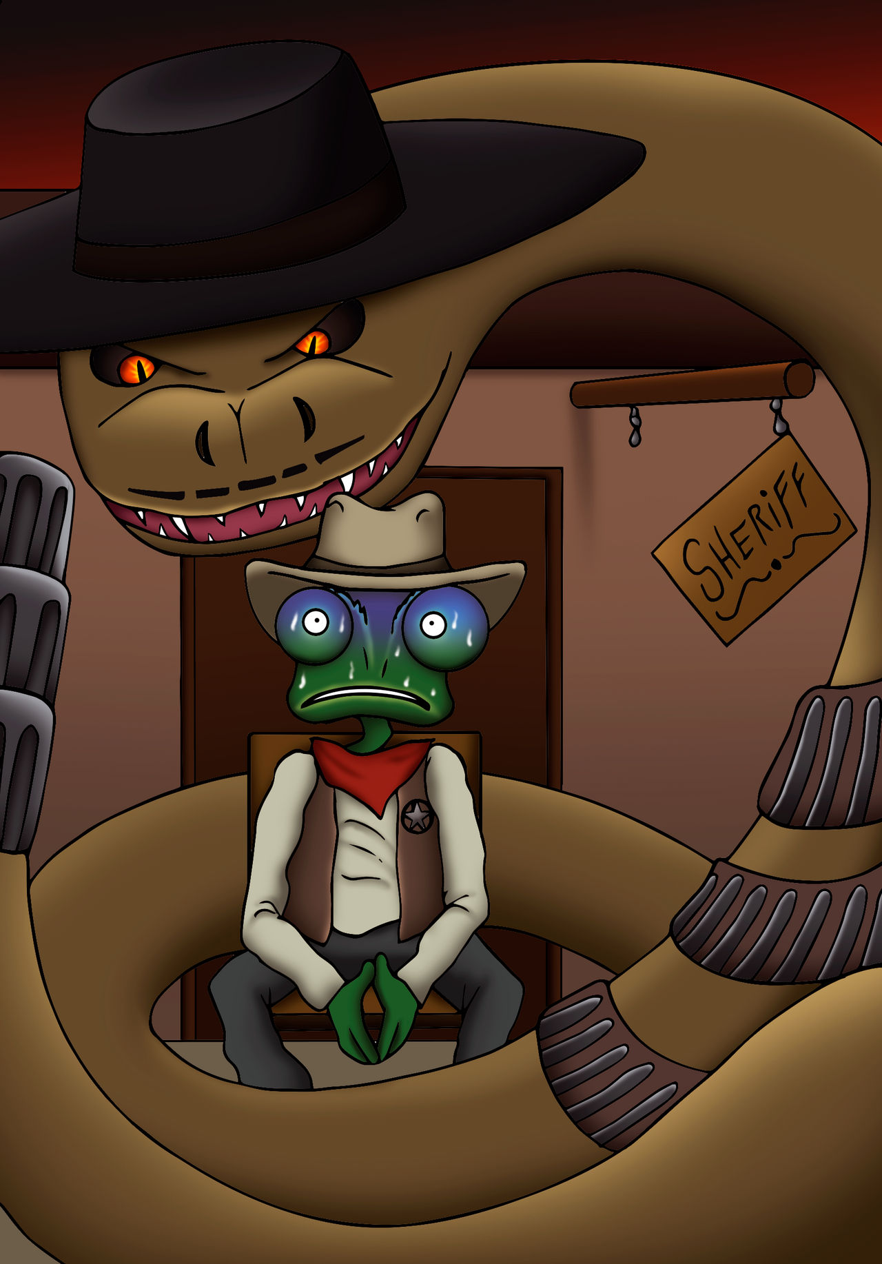 Snake Frok Rango Rango I Rattlesnake Jake by HottubUSA on DeviantArt