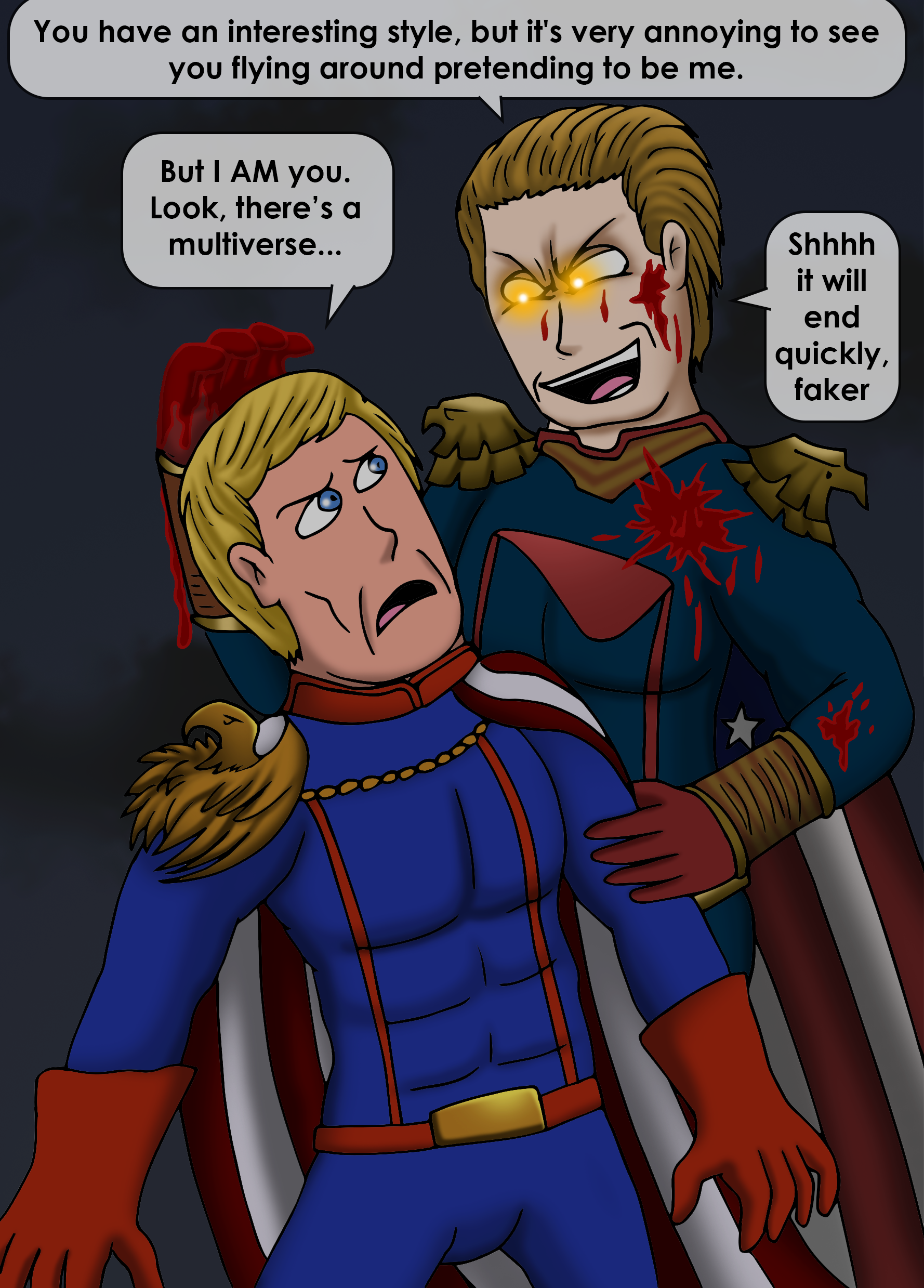 Homlander Height Homelander comic vs Homelander show by HottubUSA on DeviantArt
