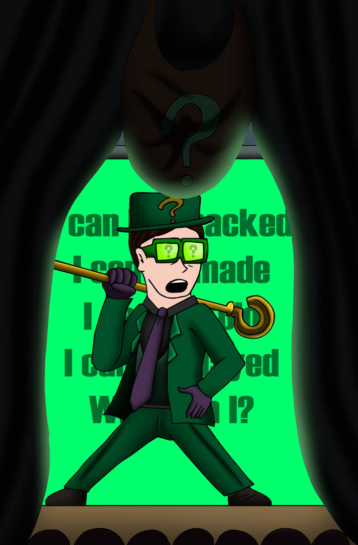 Terrifying The Riddler Riddler scared by HottubUSA on DeviantArt