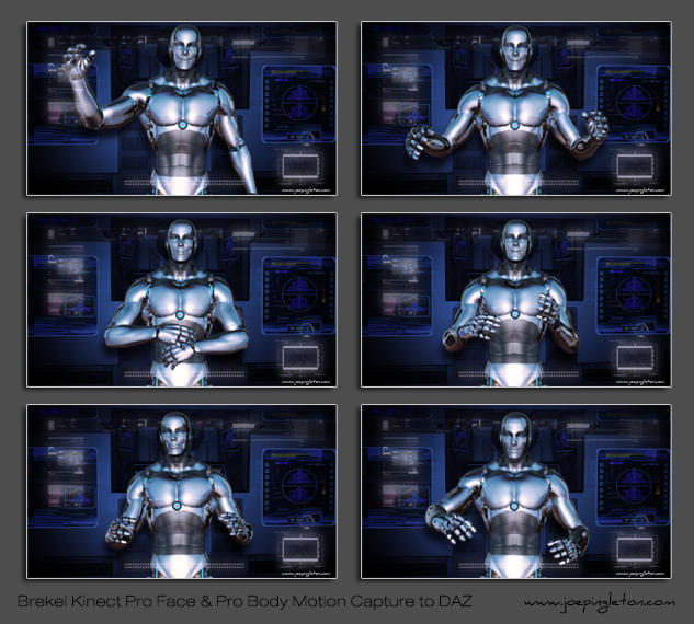 Body Motion Kinect Vector Brekel Kinect Pro Face/Pro Body Motion Capture DAZ by JoePingleton on ...