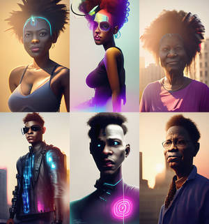 AI ART: African Portrairs