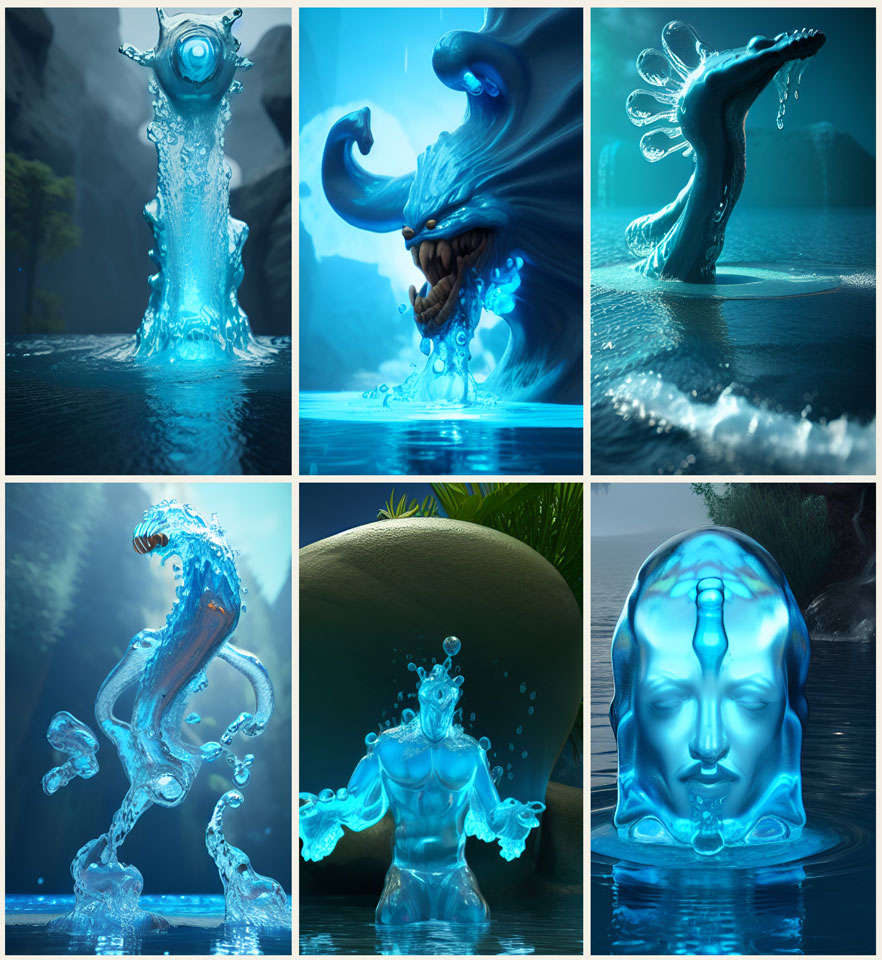 Deviantart Water Element AI ART: Water Elemental by JoePingleton on DeviantArt