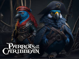 AI ART: Leonardo AI - Parrots of the Caribbean