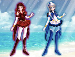 The Twins as Sailor Scouts