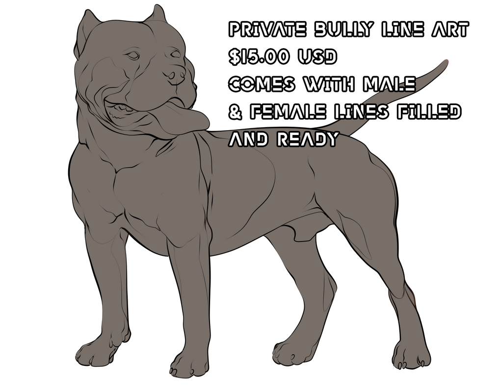 Bully Deviantart PRIVATE BULLY LINEART .: CLOSED :. by SOUTH-SIDE-ESTATES on DeviantArt