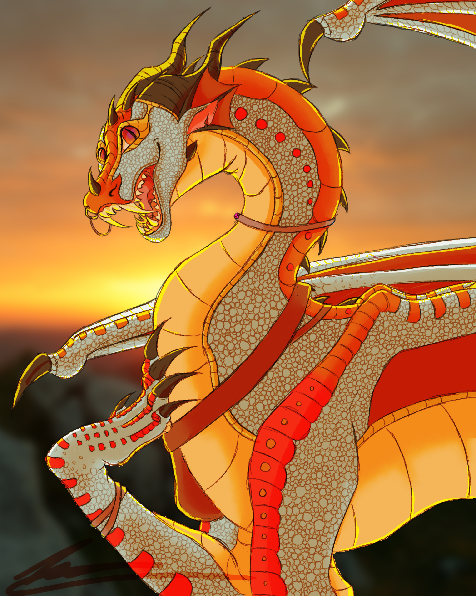 Rainwing Ruff Skywing/Rainwing Hybrid by littlejoy90 on DeviantArt