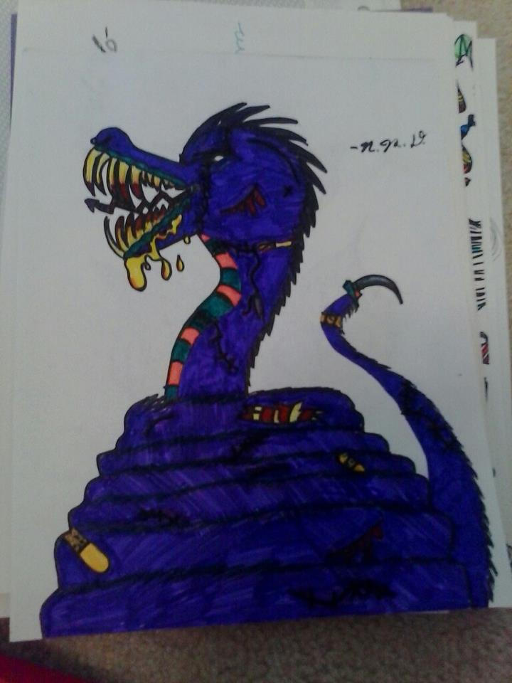 zombie snake by BlueSinister on DeviantArt