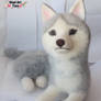 Needle felted Siberian Husky - Sakary