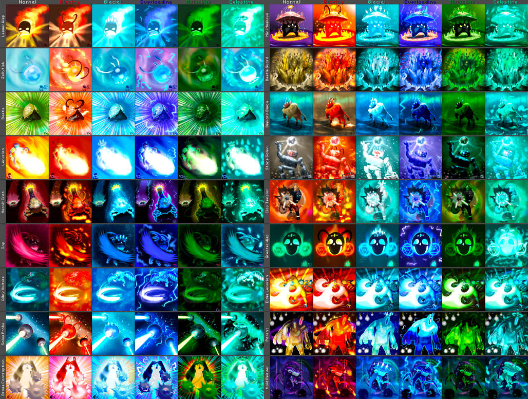 Ror Monster Risk of Rain 2 - All Monsters + Elites Pre-1.0 Ver by opz-sigma on ...