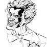 The Joker - Portrait Lineart