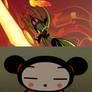 Pucca's scared of Lord Dominator