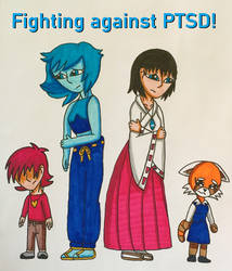 Fighting against PTSD! (Commission)